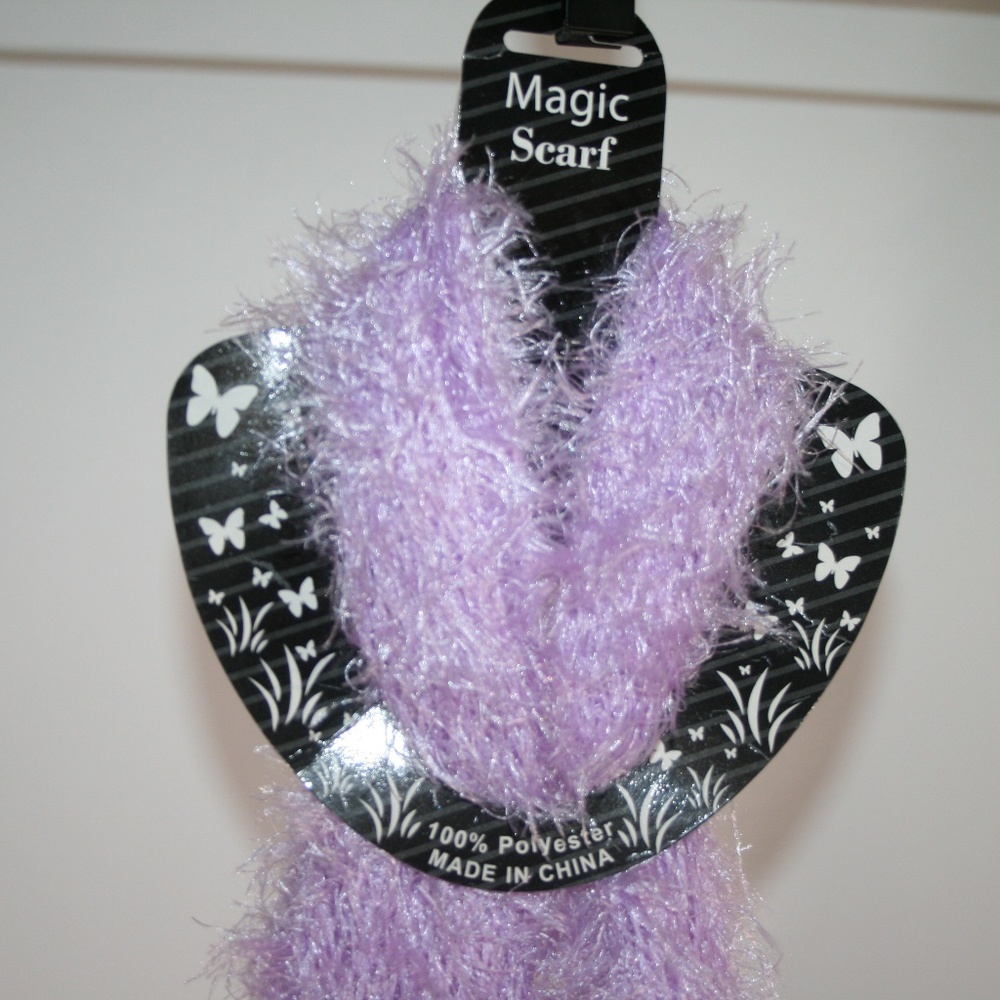 Magic Women's Scarf Super Soft Fluffy Pink